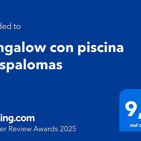 Bungalow Con Piscina Maspalomas Maspalomas  Dış mekan fotoğraf